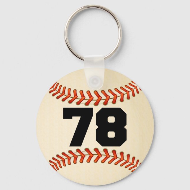 Llavero Número 78 de béisbol (Anverso)