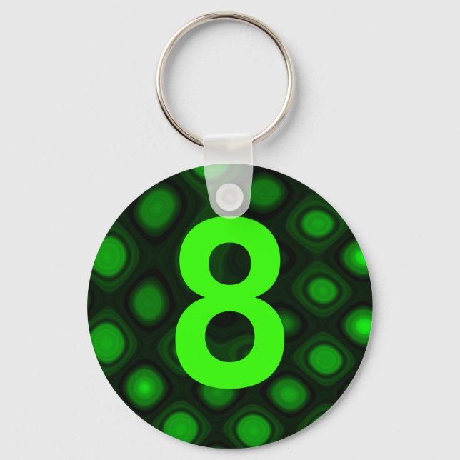 Llavero Número 8 (Anverso)