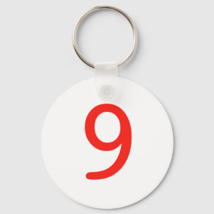 Llavero Número 9