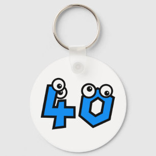 Llavero Número cuarenta