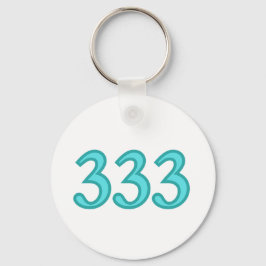 Llavero Número de ángel 333 Conciencia Espiritual