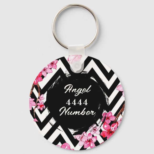 Llavero Número de ángel "4444" (Anverso)