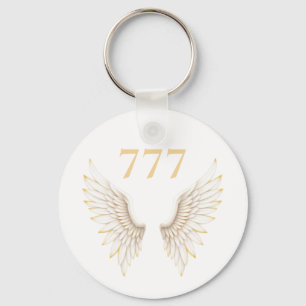 Llavero Número de Ángel Personalizado con Alas Elegantes