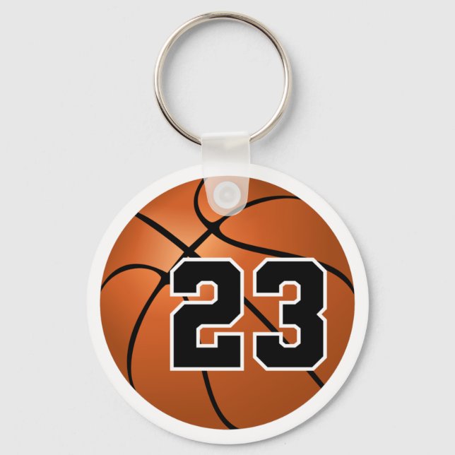Llavero Número de baloncesto #23 (Anverso)