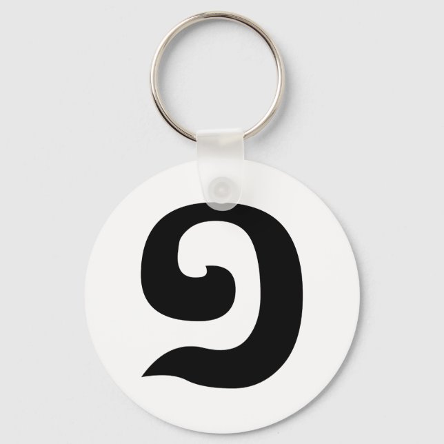 Llavero Número de camboyano 1/1/១ (Muadi) Idioma khmer (Anverso)