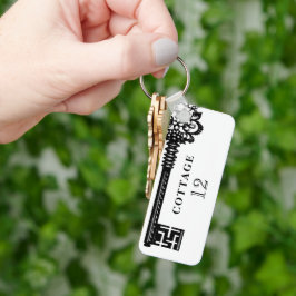 Llavero Número de habitación Rental Business Skeleton Key 