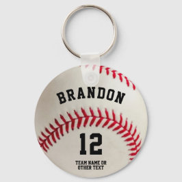 Llavero Número de nombre del jugador de béisbol personaliz