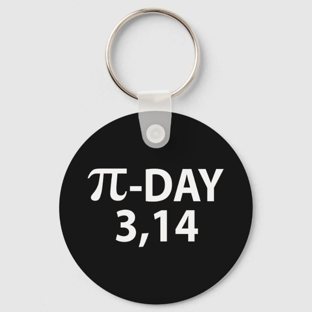 Llavero Número Pi como día pi (Anverso)