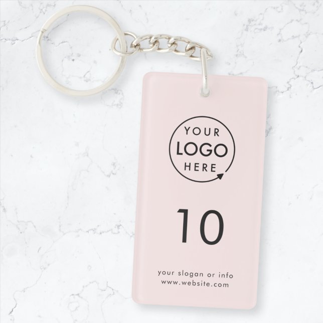 Llavero Número rosa | Logo Business Property Room (Subido por el creador)