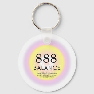 Llavero Números Ángel Numerología Significado Equilibrio 8