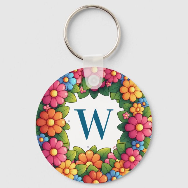 Llavero Números de emergencia floral Véase Atrás (Anverso)