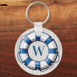 Llavero Números de Emergencia Náutica Mirar Atrás