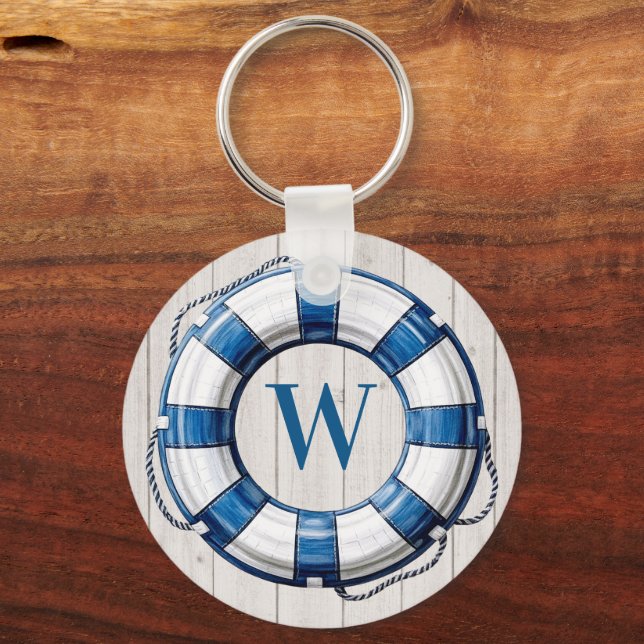 Llavero Números de Emergencia Náutica Mirar Atrás (Anverso)