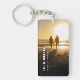 Llavero Números romanos Aniversario Fecha especial Cumplea