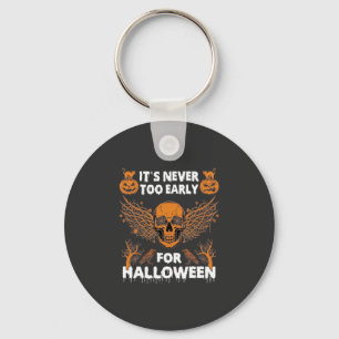 Llavero Nunca Es Demasiado Temprano Halloween Cráneo Vid E