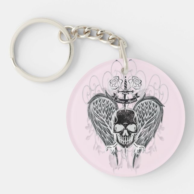 Llavero Nunca más la cadena de claves de ciclismo (Frente)