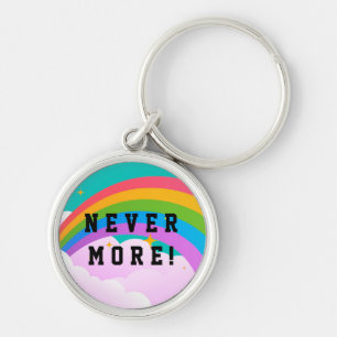 Llavero nunca más pacto arcoiris