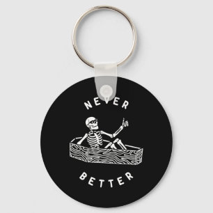 Llavero Nunca mejor Skeleton Fun Skull Halloween