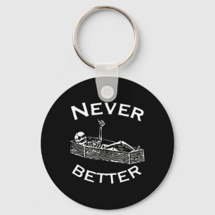 Llavero Nunca mejor Skeleton Lazy Halloween Disstume Diver