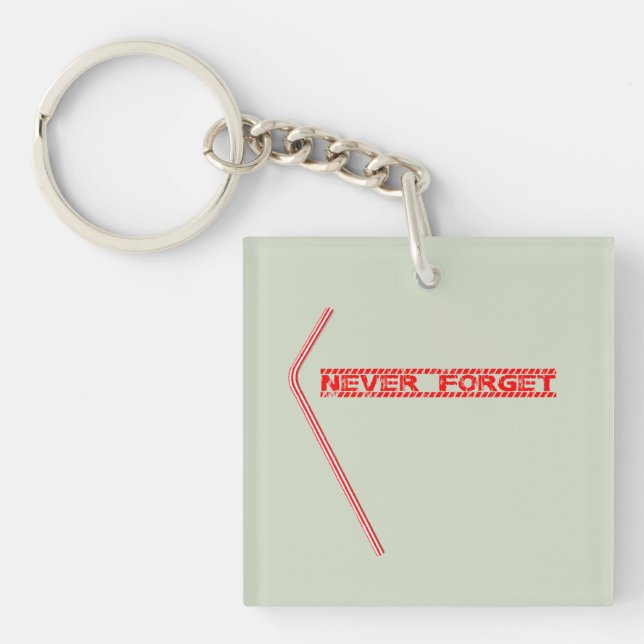 Llavero Nunca Olvidemos Las Cadenas Plásticas (Frente)