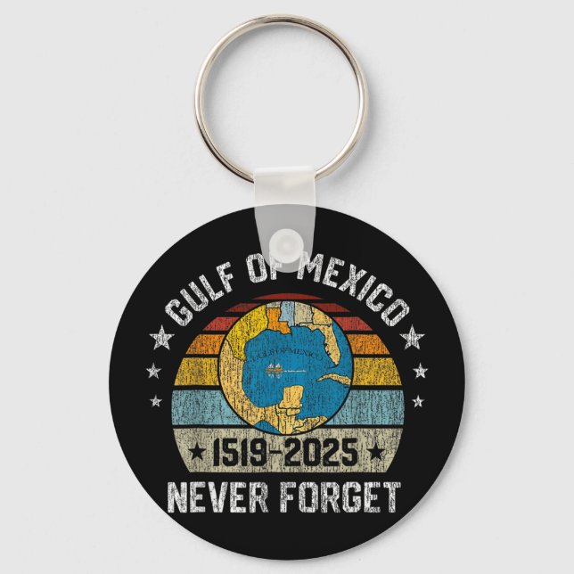 Llavero Nunca Olviden El Golfo De México 1519 2025 (Anverso)