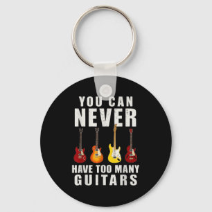 Llavero Nunca Puedes Tener Demasiadas Guitarras Música Div