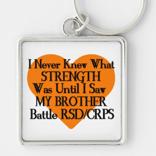 Llavero Nunca se conocía fuerza/corazón/hermano...RSD/CRPS