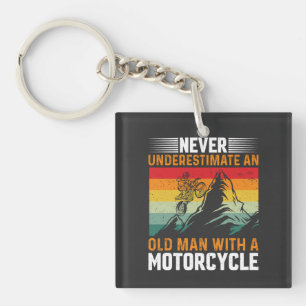 Llavero Nunca Subestimes A Un Viejo Con Motocicleta
