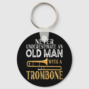 Llavero Nunca Subestimes A Un Viejo Con Un Gif Trombónico