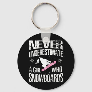 Llavero Nunca Subestimes La Impresión De Un Chica De Snowb