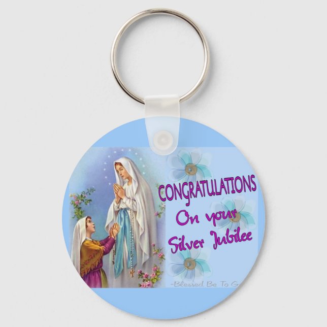 Llavero Nuns Silver Jubilee Gifts and Cards (Anverso)