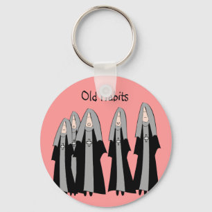 Llavero Nuns "Viejos hábitos" divertidísimos regalos de la