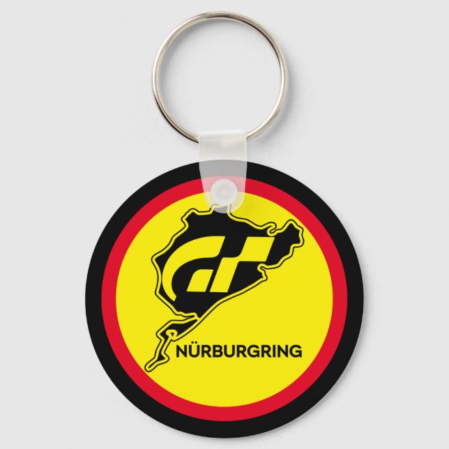 Llavero Nurburgring Bandera alemana Gran Turismo GT (Anverso)