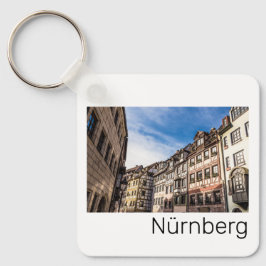 Llavero Nuremberg Cityscape Bavaria Alemania Souvenir