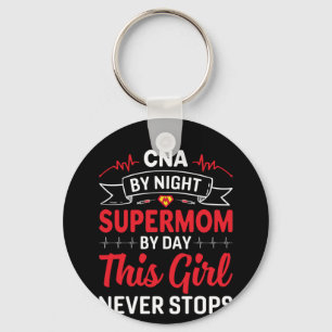 Llavero Nurs Gift CNA De Noche Supermom