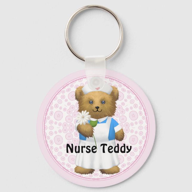 Llavero Nurse Bear - Teddy Bear (Anverso)