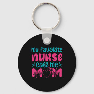 Llavero Nurse Gift   Mi Enfermera Favorita Me Cuida Mamá
