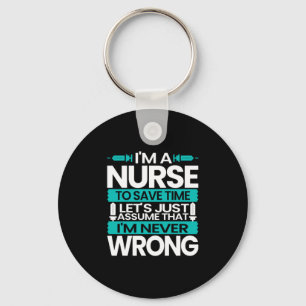 Llavero Nurse Gift Soy Una Enfermera Para Ahorrar Tiempo