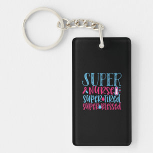 Llavero Nurse Gift Super Enfermera supercansada