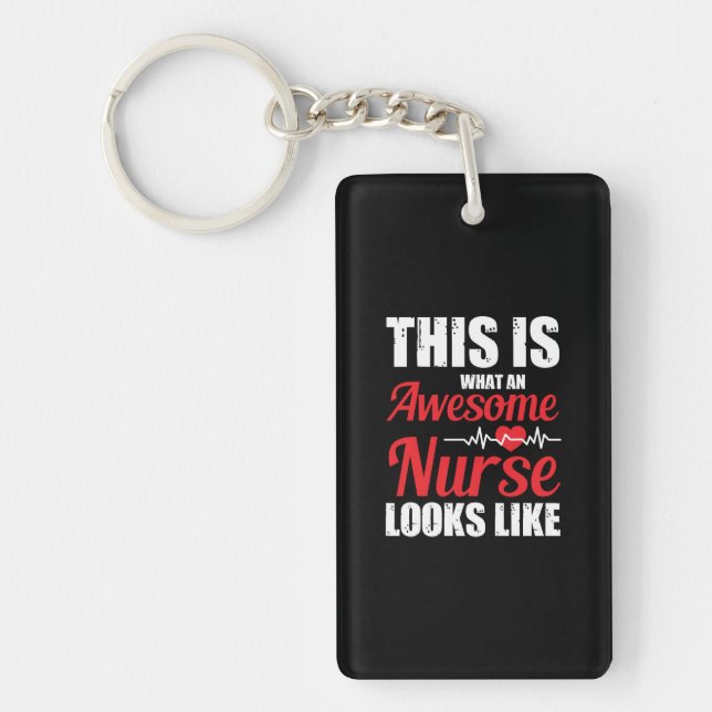 Llavero Nurse Gift | This Is What An Awesome Nurse (Frente)