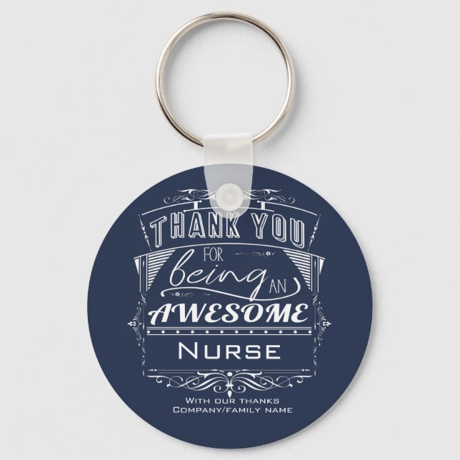 Llavero Nurse Thank You Appreciation (Anverso)