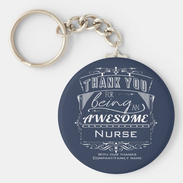 Llavero Nurse Thank You Appreciation (Frente)