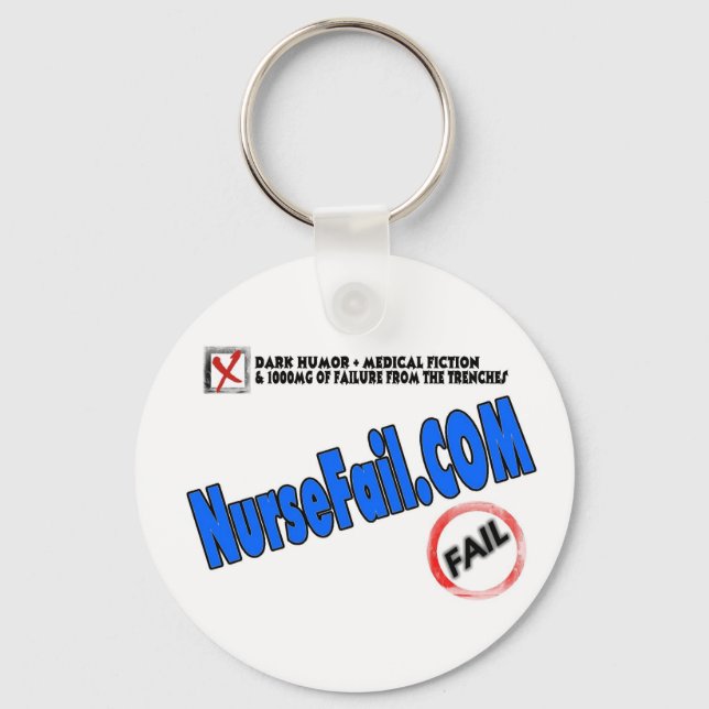 Llavero NurseFail.com Cadena de claves (Anverso)