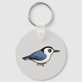 Llavero Nuthatch de pechos blancos