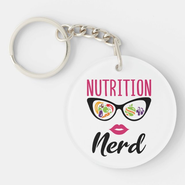 Llavero Nutrición Nerd Nutritionist Dietitian (Frente)