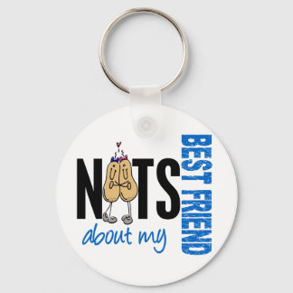 Llavero Nuts About My Best Friend 1 Blue