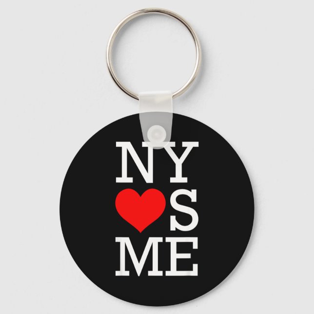 Llavero Ny Loves Me Funny I Heart New York  (Anverso)