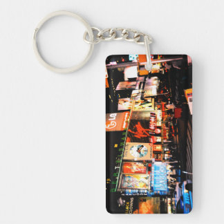 Llavero NYC Times Square Broadway Acrylic Keychain