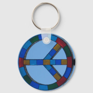 Llavero O.B. Cadena de teclas de signo de paz