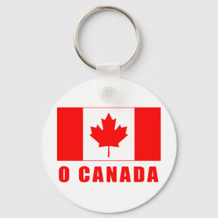 Llavero O CANADÁ con camisetas con bandera canadiense